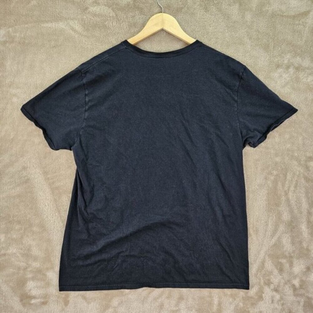Superman Super Cat Green Laser Beam In Space T-shirt Men's Size XL Black Tee - Picture 2 of 10
